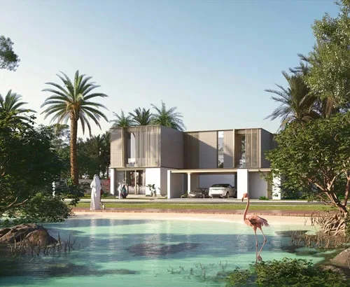 Saadiyat Lagoon in Saadiyat Island Abu Dhabi